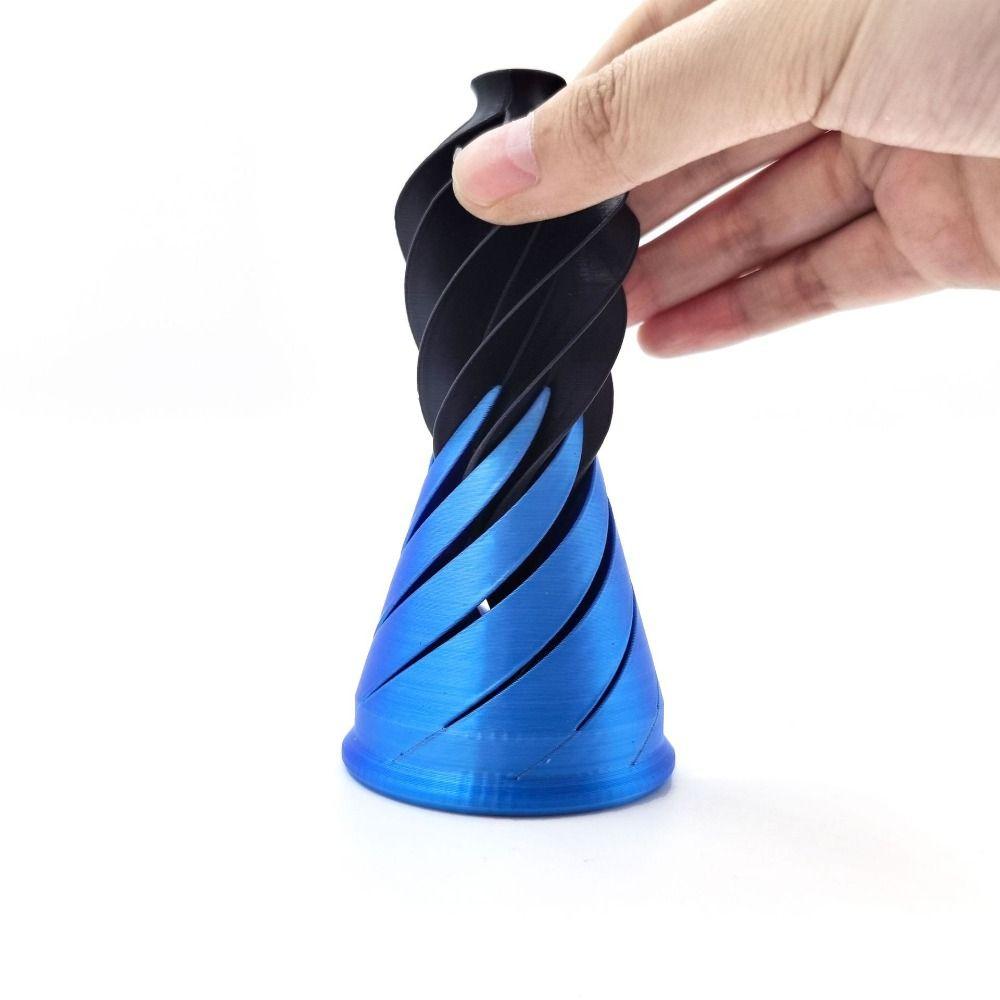 

Сквозь спиральный винт Fidget Toy Вихревая нить Невозможная пирамида Домашний офис