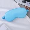 Silk Satin Sleep Mask Contoured Blindfold Bag Portable Airplane with Storage Set Adjustable Sleep Mask