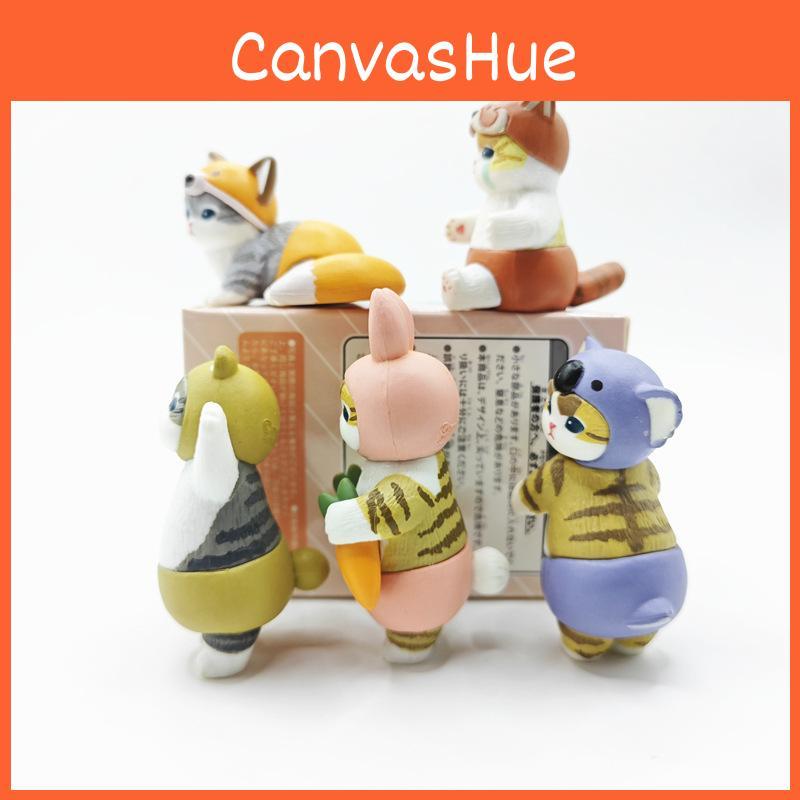 Unique Collectible Cat In Rabbit Costume From Cat Fortune Sandy Pvc Figure Series