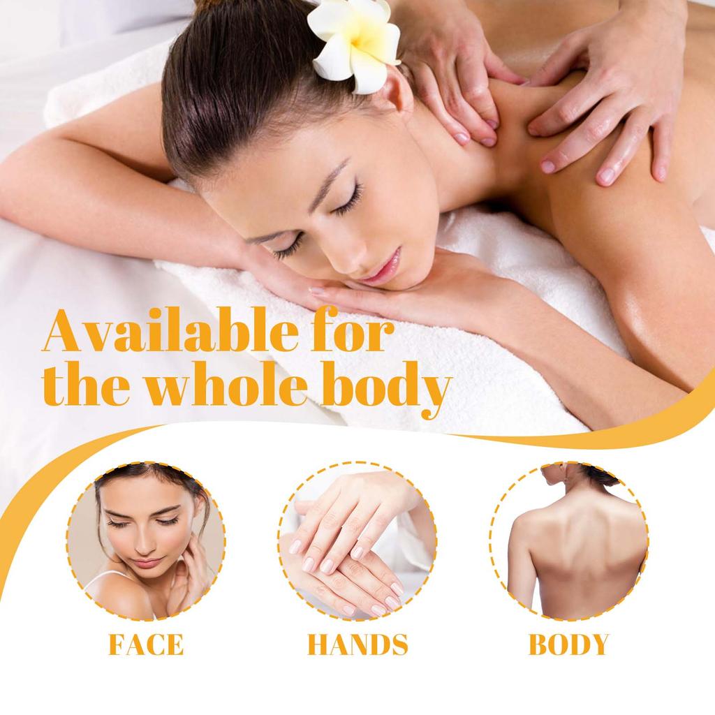 OUHOE Fruit Acid Facial & Body Serum Series Hydrates & Moisturizes Nourishes & Brightens Fades Dark Spots Suitable for Whole Body 100ml