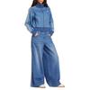 adidas Originals Adilenium Adicolor Jeanshose Bequem Mode Trendig Vielseitig Locker Jeans Damen Hosen JV7454