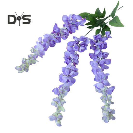 Künstliche Hängeblumen, realistische Kunstblumen, Ranken, wetterfeste Kunstblumen für Hängekörbe, Bögen, Dekoration für drinnen und draußen