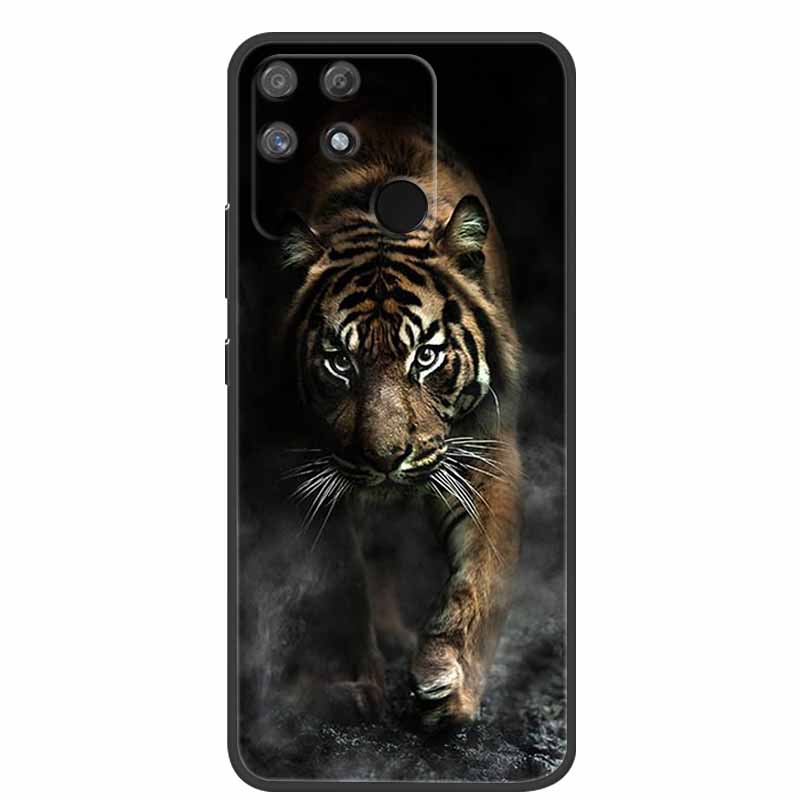 For Redmi 10C Case Redmi10C Black Soft Silicone Phone Case For Xiaomi Redmi 10C Back Cover Case Redmi 10 C Power Funda POCO C40