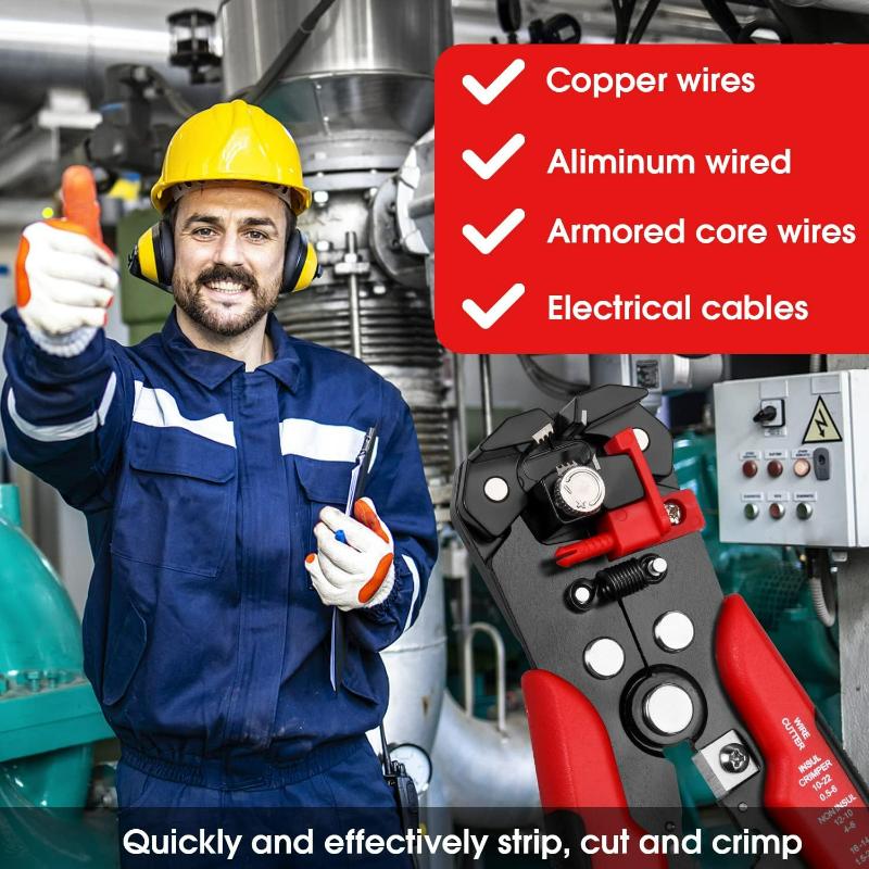 Highly Enhanced Dependable Automatic Wire Stripper for Effortless Productivity In the Workshop. Top-Quality Precision Tool for D