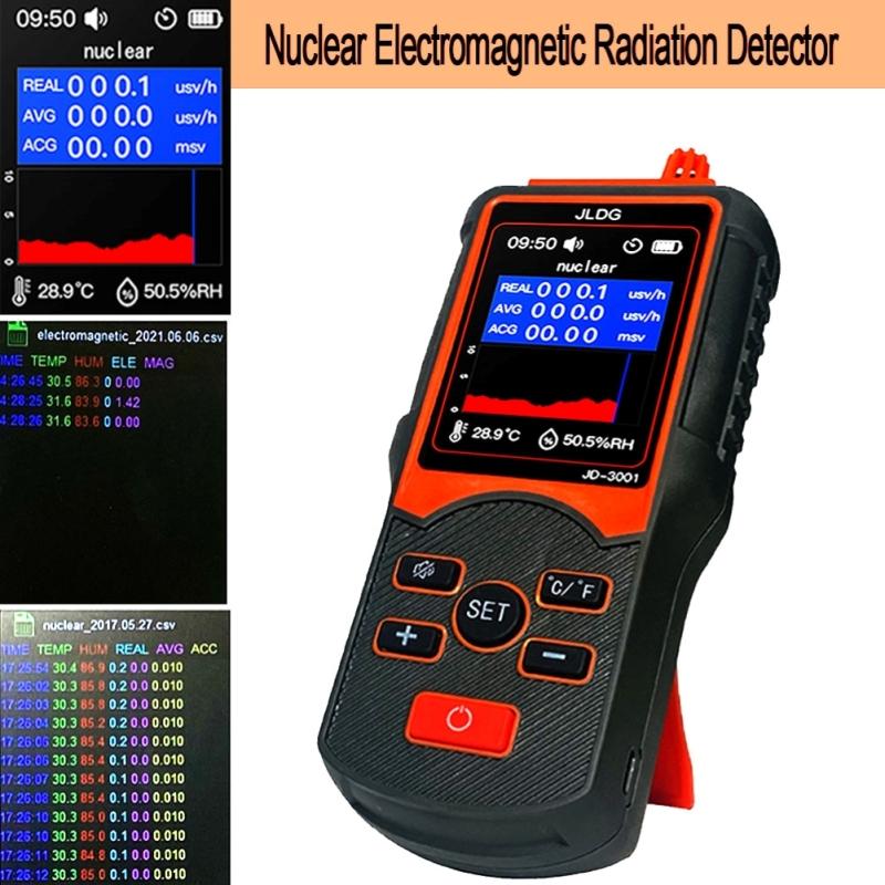 Jd-3001 Geiger Counter Nuclear Radiation Detector Electromagnetic Radiation Detector