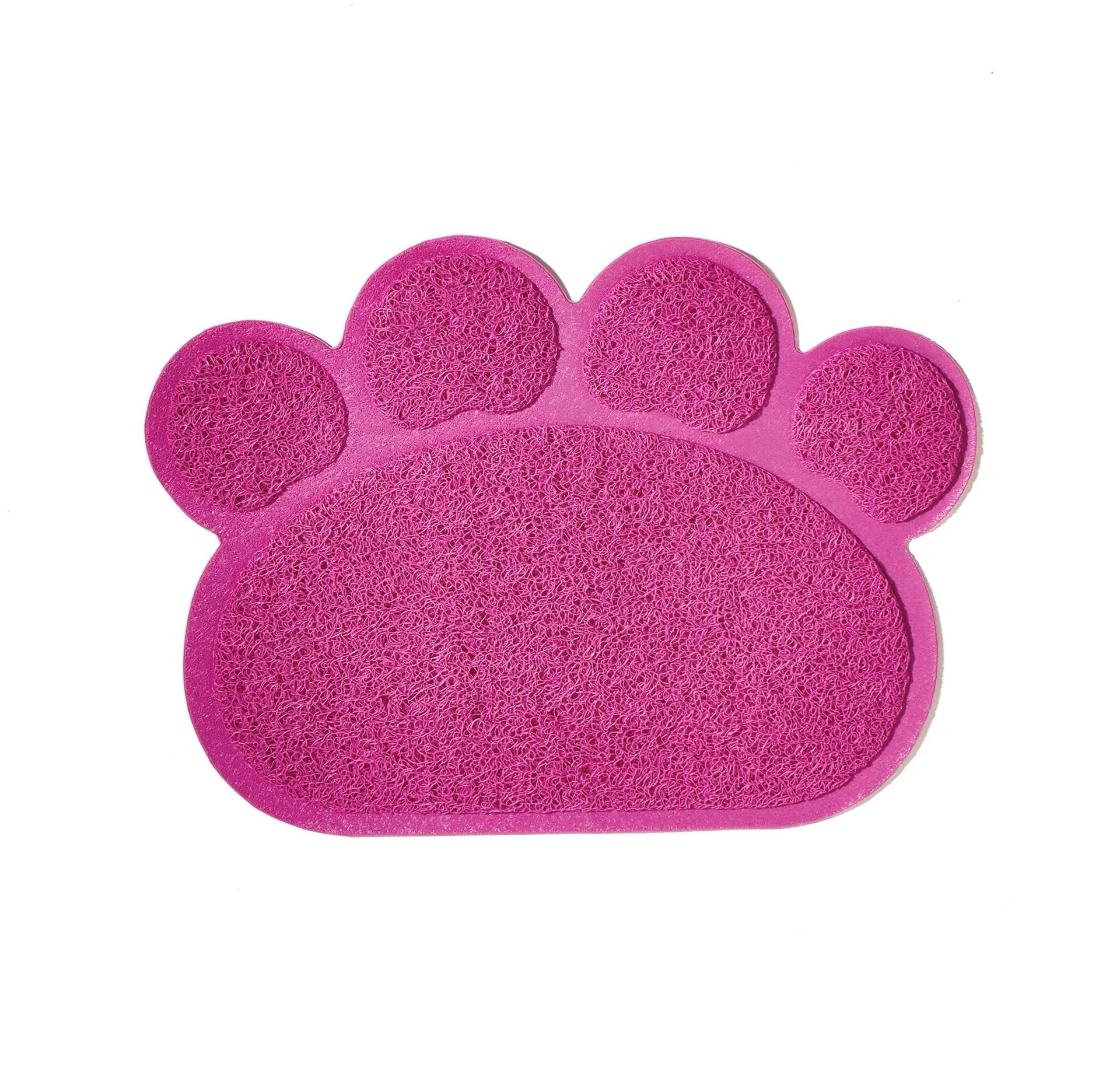 

Waterproof Cat Litter Layer Pet Mat High Resilience Fiber Small Dog Bed Pad Trapping Box Pet Product Toilet Mat Cats Accessories Decoration 30X40cm Яскраво-рожевий