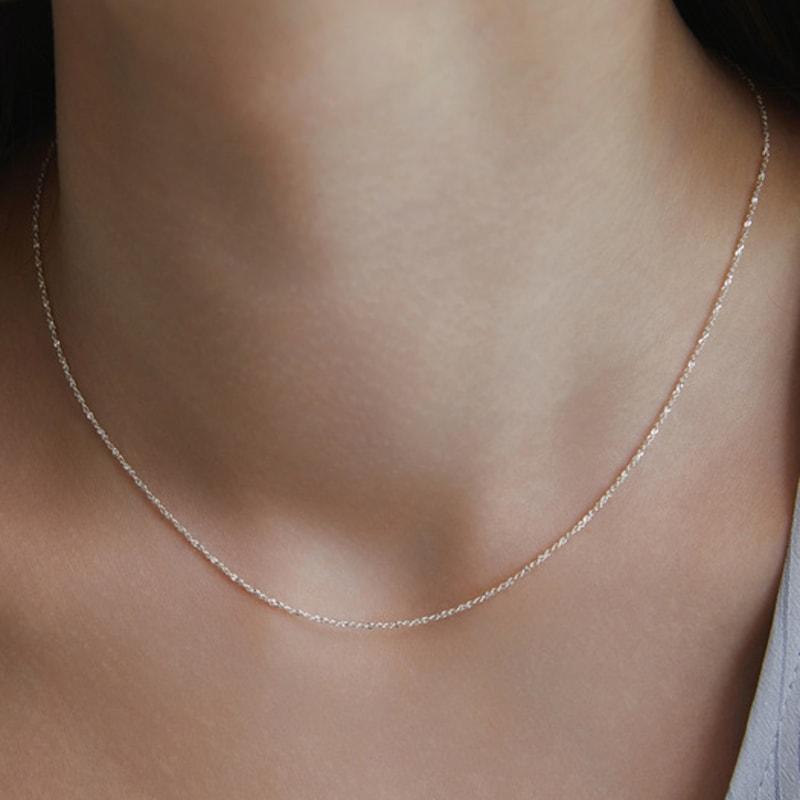 TATIANA (SILVER925) Shine Tinsel Necklace NZ2017