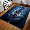Sailboat in The Sea Print Carpet for Bedroom Living Room Bedside Sofa Floor Mat Modern Home Decor Play Area Rug Large Size