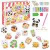 Pintura com Diamantes SHEFEITE para Crianças - 15 Peças Kit de Artesanato DIY para Chaveiro - Idades 5+ Multicolor