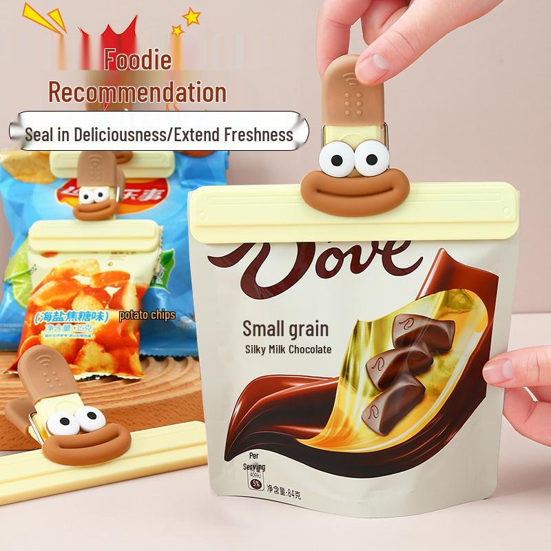 Moisture-Proof Snack Clip: Household Food Sealer for Freshness, Milk Powder, and Tea Preservation