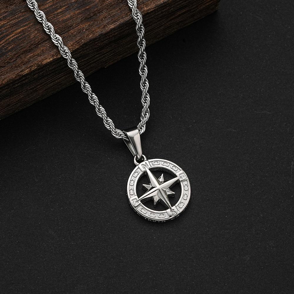 

Polaris Ring Pendant Twist Chain Necklace Collarbone Chain Simple Accessories 2026 60CM