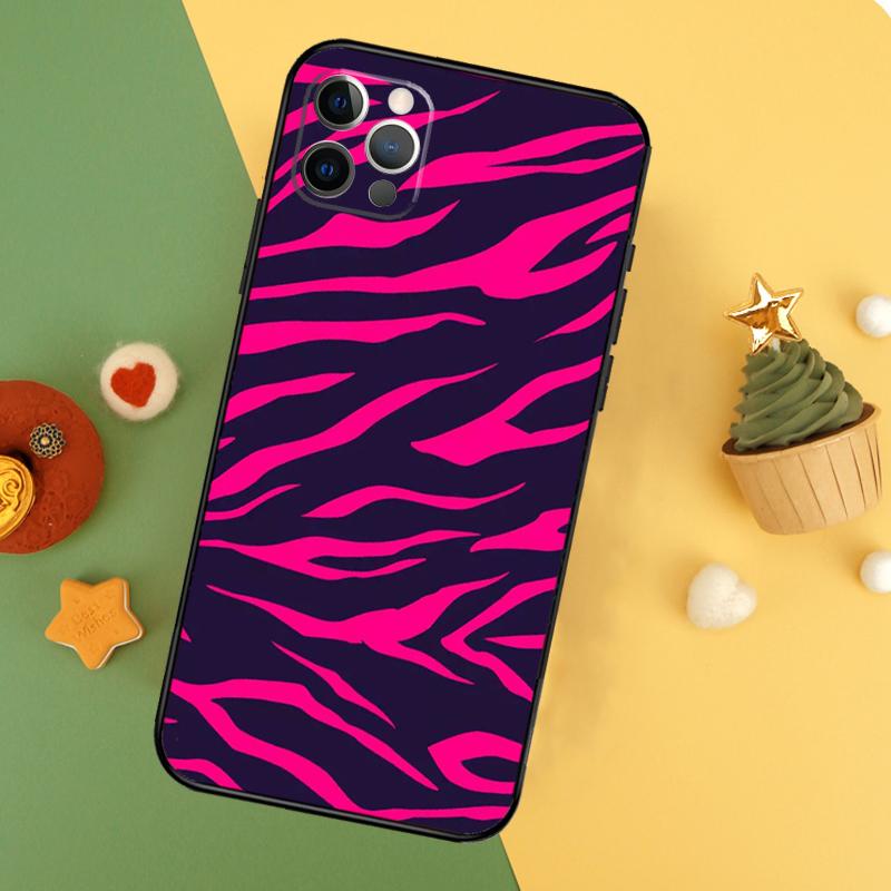 Zebra Stripe Print Phone Case For iPhone 17 16 14 13 12 11 15 Pro Max 12 13 Mini 16E 17 Air Shockproof Cover