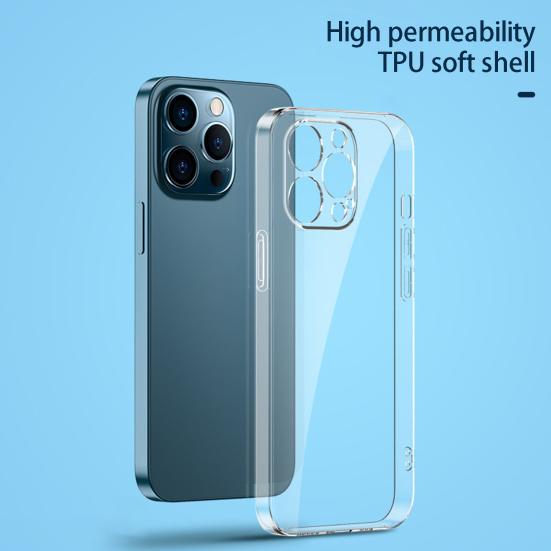 Mobile Phone Case Anti-Drop Transparent Shockproof Dust-Proof Soft Full Protection Wear-Resistant Tpu Clear Phone Protective Back