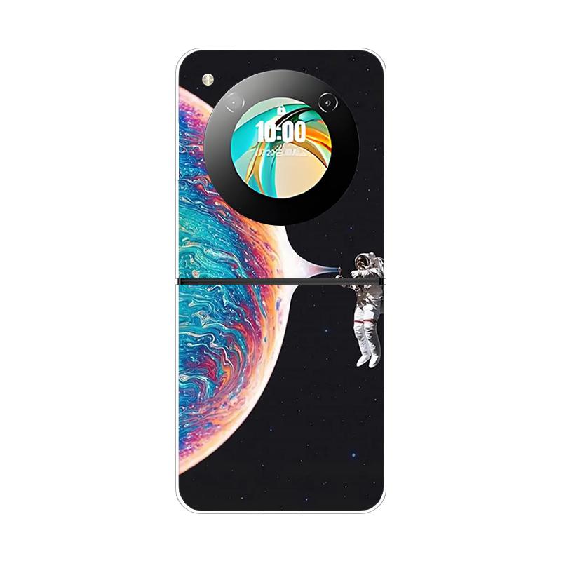 For ZTE Nubia Flip Flip2 Telefoncover Beskyttende Hård PC Skal Stilfuldt Dyremønster Gennemsigtigt Cover Til ZTE Libero Flip Covers