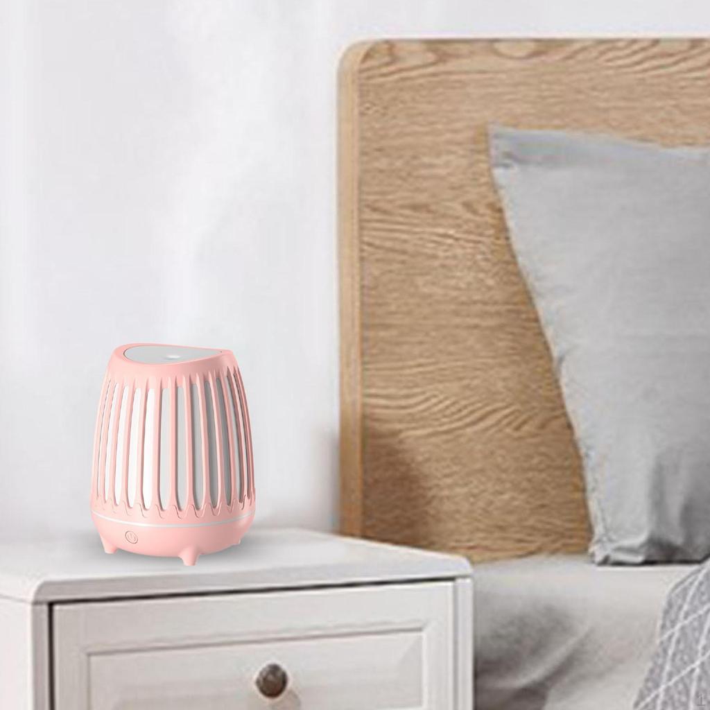 400ml Air Humidifier Essential Oil Diffuser Night Light Lamp USB Quiet for Yoga Desktop Bedroom