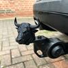 Hitch Cover Car Decoration Trailer Dust Plastic Black 1 Pc