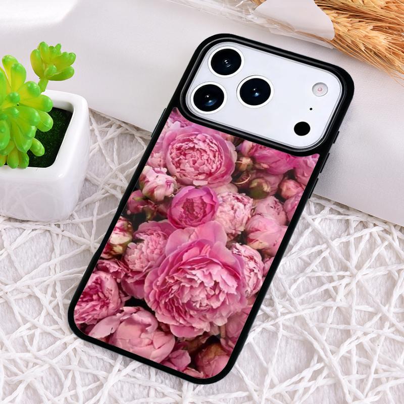 Pfingsblumen Schöne Blume Stoßfeste Handyhülle für iPhone 17 Air 16e 15 11 12 14 13 Pro Max Hülle Coque