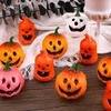 Handmade Halloween Ghost Face Pumpkin Bouquet Floral Art DIY Accessories