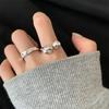Retro Geometric Openable Ring: Korean-Japanese Hip Hop Fashion for Women
