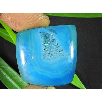 Druzy Agate Healing Fancy Cabochon Loose Gemstone 29X29X07MM SK-3625