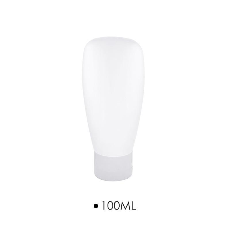 Portable Squeeze Dispenser Travel Press Face Wash Body Wash Shampoo Plastic Soft Bottle Set