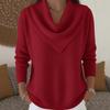 2026 Spring and Autumn New Solid Color Long Sleeve Top Casual Soft Women's Sweater