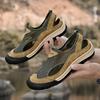 Fashion Large Size Men's Casual Shoes 2025 Summer Mesh Breathable Comfortable Flats Fashion Non Slip Outdoor Soft Sole Vintage Sandals