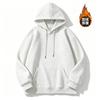 Fleece high quality 420g small shoulder thickened hooded sweater silver fox fleece light board sweater whiteboard hooded sweater
