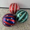 3 sztuki Nowe 22-calowe Balony z Folii Aluminiowej Duża Gwiazda w Paski Balon 4D Dekoracja Balony KTV Galeria Handlowa Szkoła