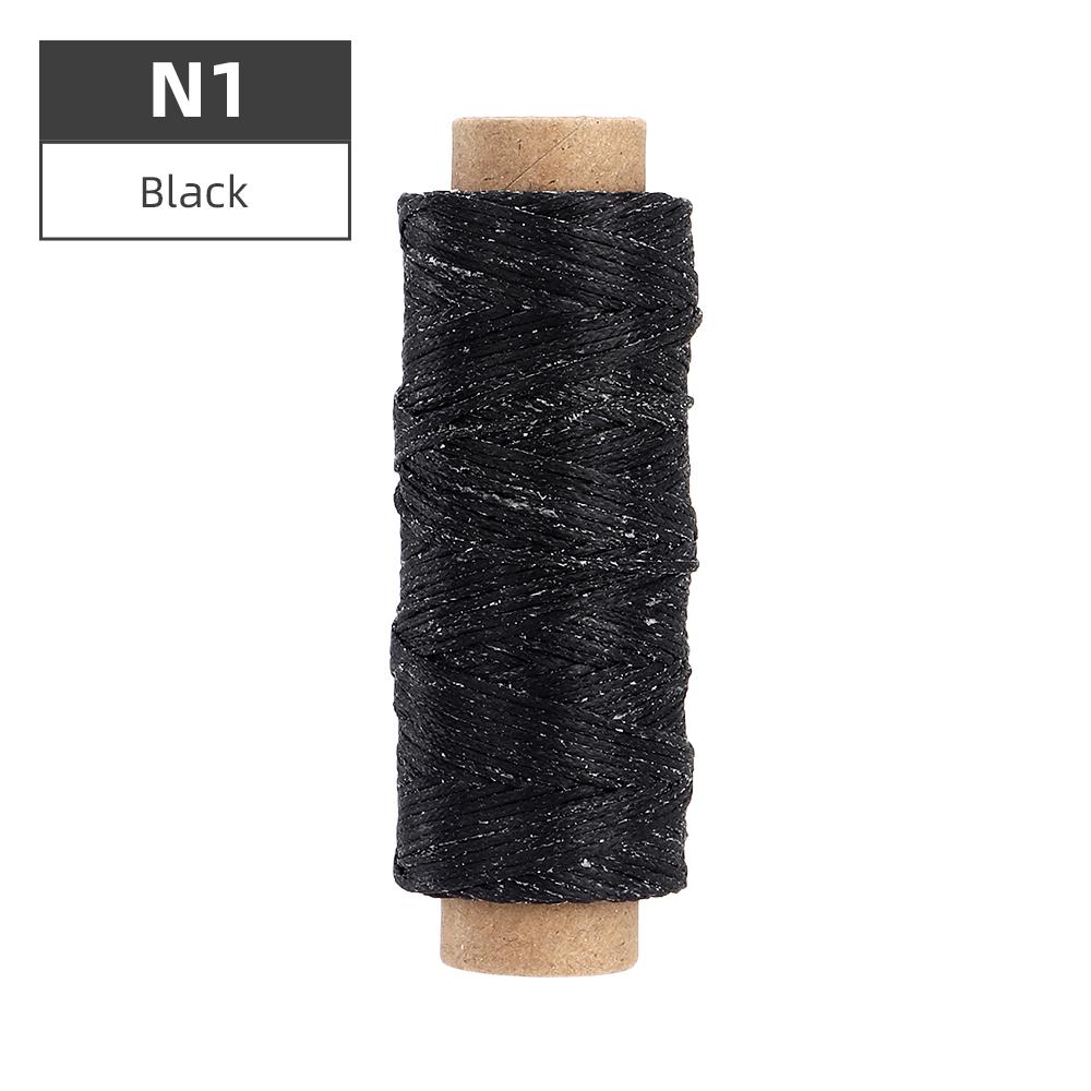 1pcs Leather Waxed Thread, Durable Leather Sewing Thread For Hand Stitching Leather Craft DIY, Leather Shoe Repairing Thread