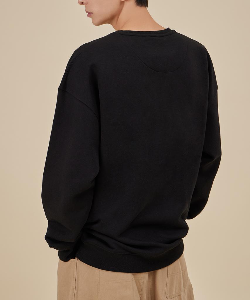 ASTRAL PROJECTION Big A Loose Fit Sweatshirt_Black