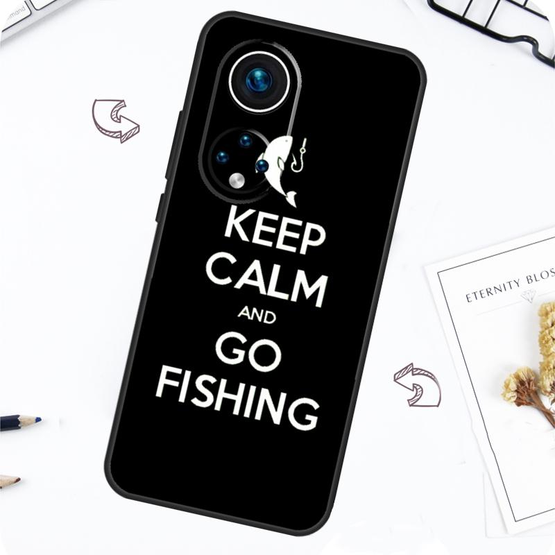 Keep Calm and Go Fishing Case For Honor Magic 5 6 7 Lite Honor 200 Pro X8b X9a X8a X8 X9 X9c X9b 50 70 90 Lite Cover