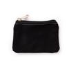 DIY Plain Canvas Cotton Bag Pure Zipper Coin Key Bag Money Pocket Women Men Hand-held Coin Purse Small Wallet Kid