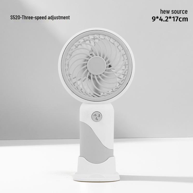 Rechargeable Mini USB Desk Fan: Portable, Strong Wind Handheld Electric Fan