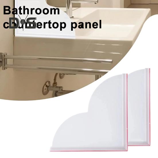 1/2 buc. Apărător de stropi de duș cu bază din silicon anti-alunecare, autoadeziv, impermeabil, chiuvetă, chiuvetă, cadă de baie, colț acrilic, protecție pentru apă, duș