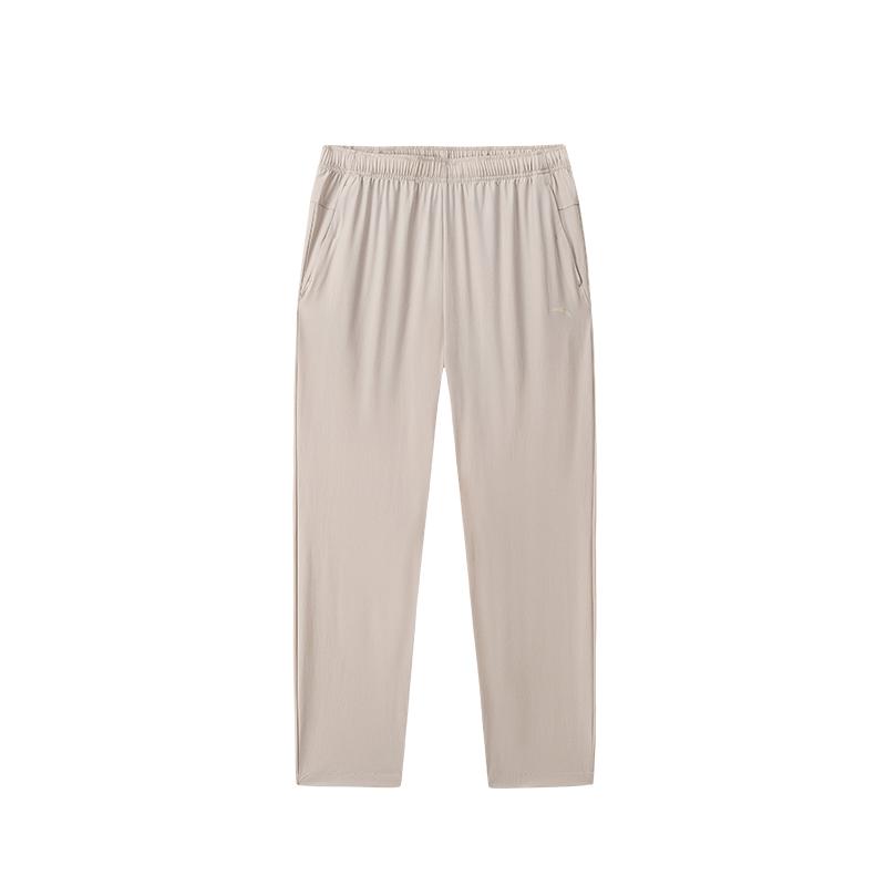 Anta Training Series Solid Color Simple Mid Waist Casual Sports Pants Men bottoms 152627501-1 M