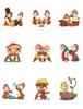 52TOYS BLINDBOX Disney Chip & Dale Best Friends Series PVC & ABS Trading Figures, Box of 8