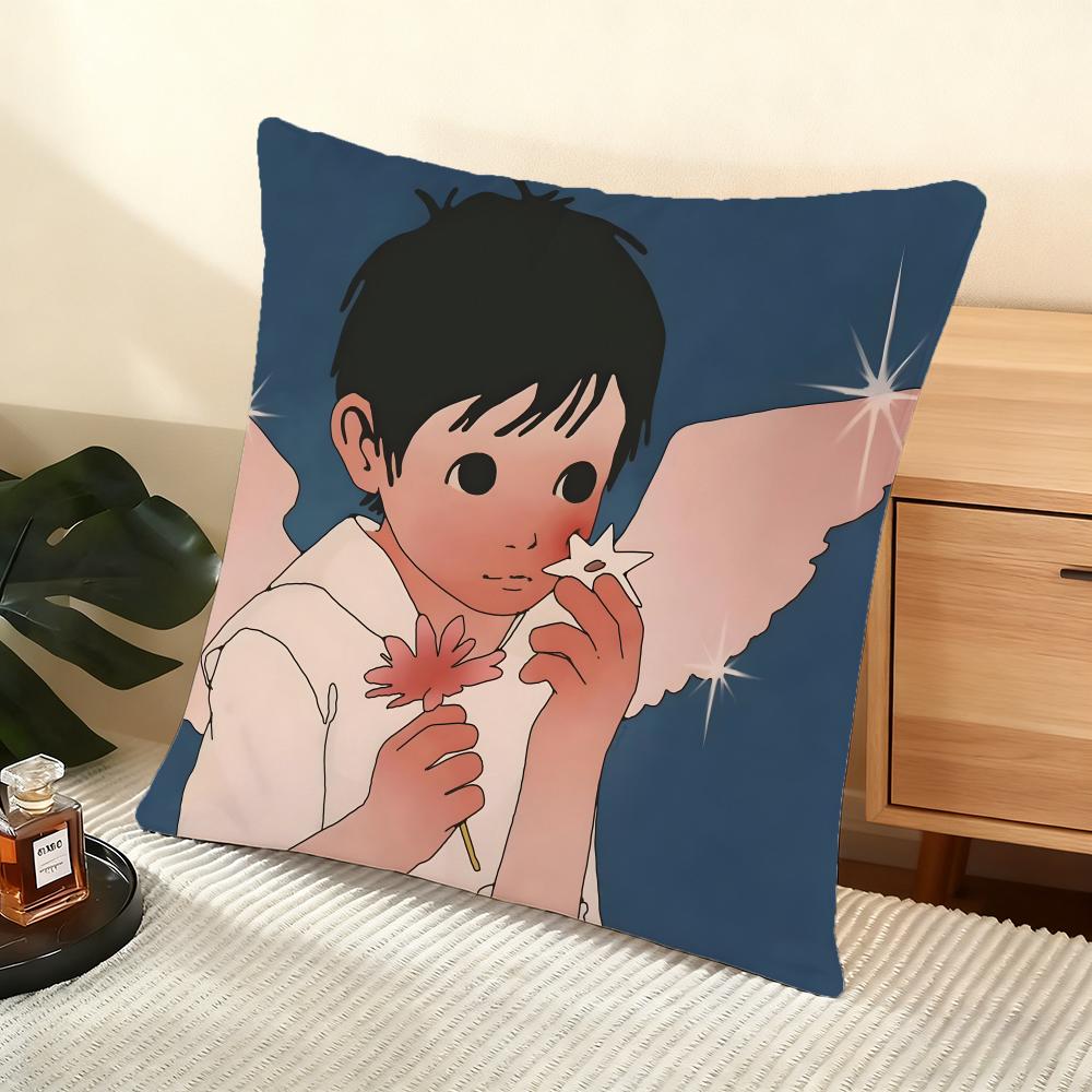 Mexico Artist Susan Cushion Cover Silky Short Plush Home Sofa Cushion Cover - Invisible Zipper Home Decoration