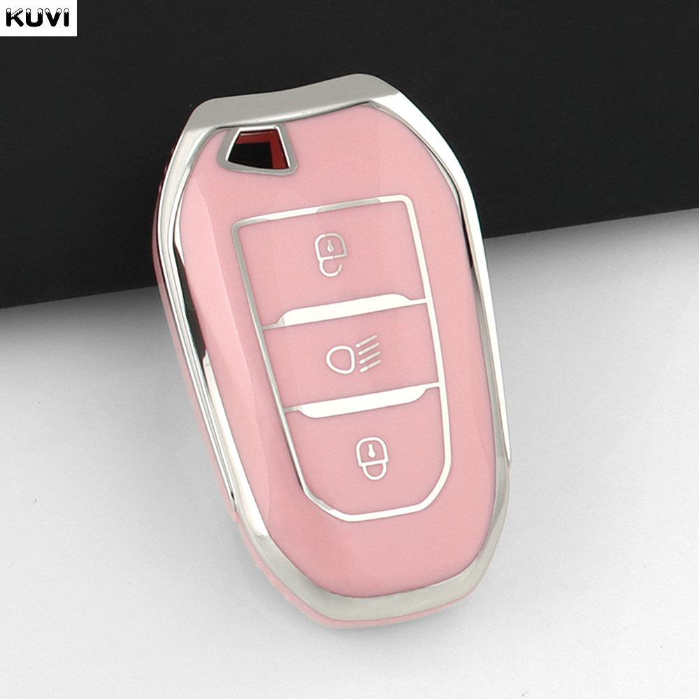 

НОВЫЙ ТПУ Чехол для ключа Брелок Держатель Чехол для ключа Для Peugeot 207 208 3008 206 308 508 2008 407 5008 301 Для Citroen C3 C4 C5 Berlingo