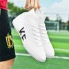 34-46 Men's/ Women's Football Boots Youth Artificial Grass Training Nails TF Microfiber Mesh Breathable Football Shoes Children's Football Shoes