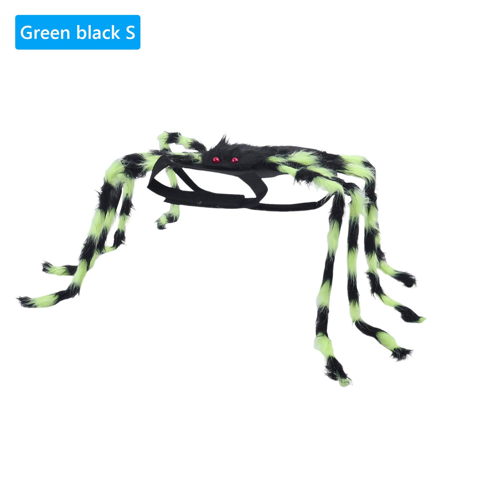 

Dog Halloween Costumes Adjustable Strap Pet Spider Costume Pet Cosplay Outfit Dress Up Accessories for Puppy Event Party L