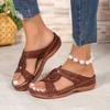 Large size women's shoes summer new retro women's sandals fish mouth casual women's cool slippers