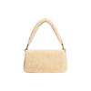 New COACH Pillow Shearling Portable Crossbody Bag, Shoulder Bag Women's Yellow CC445-B4UPX