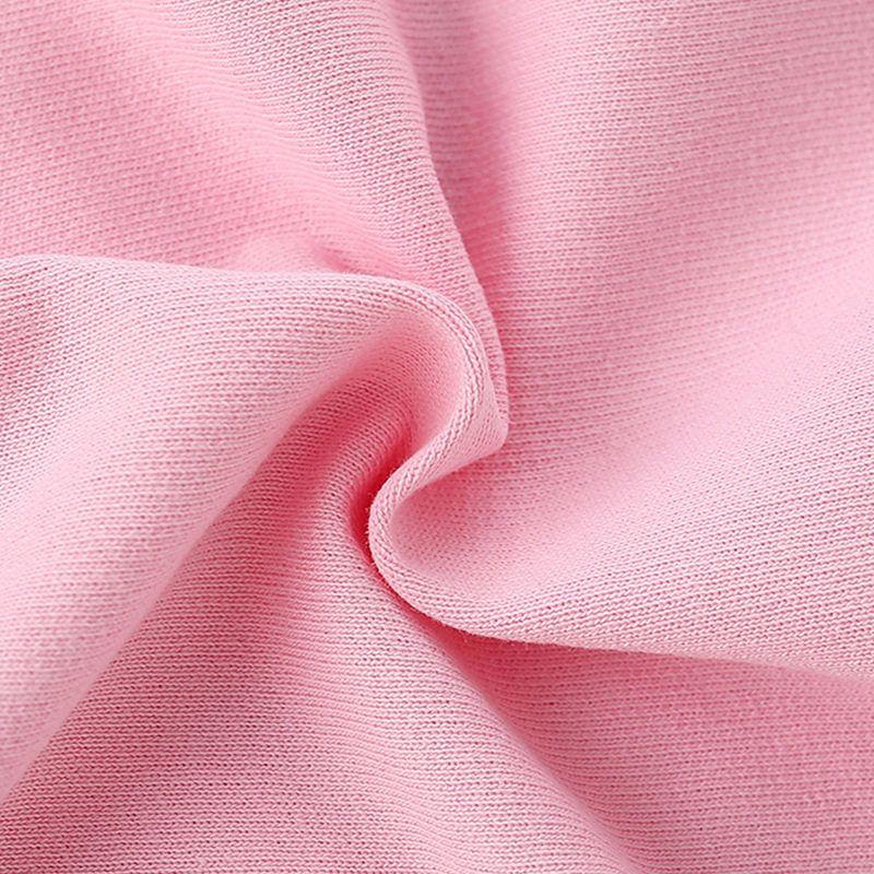 Children's Stylish Tops 2025 New Girls' Skin-Friendly Pure Cotton Sweatshirt Base Shirt Cute Pure Cotton Autumn Wear for Baby Girls