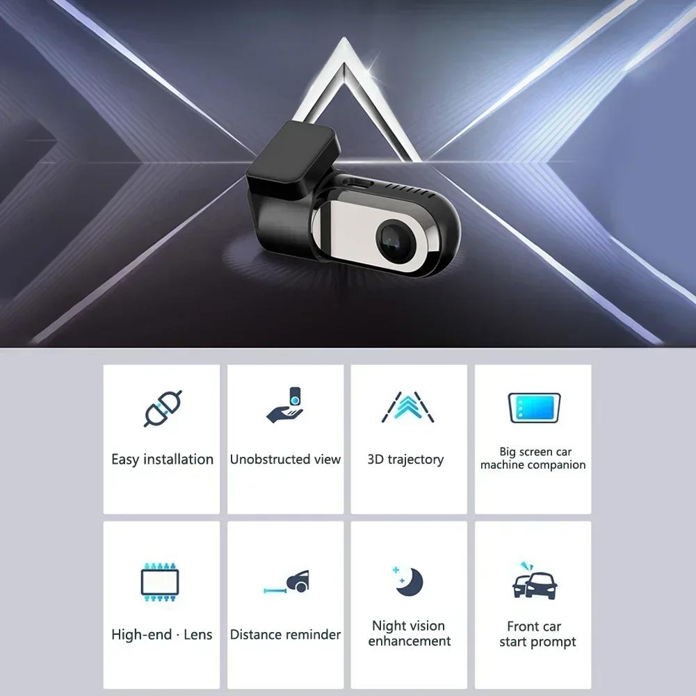 Recorder USB Loop Record Car Recorder Slight Deviations USB Loop Record Car Recorder ABAS Assisted Driving HD P Dash Camera