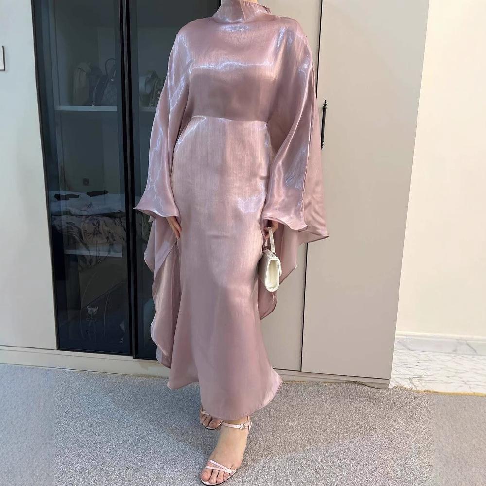 Spot New Middle East Arabic Dubai Long Dress Abaya Clothing Loose Casual Robe Dress Sub