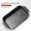 Rectangular Carbon Steel Multi-Use Grill Pan