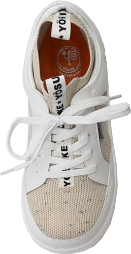 Yosuke Platform Shoes, Women's, White, Size 24.5cm, 2710035