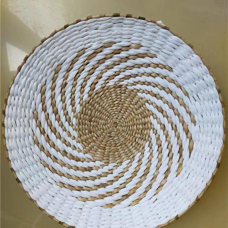 Nordic Straw Cattail Wall Art Ornament for Bedroom Decor