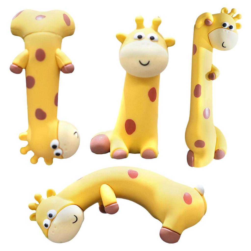 4Pcs Computer Monitor Decor Figurines Reusable Car Dashboard Ornaments Multi-Purpose Small Display Statues Gift for Friends